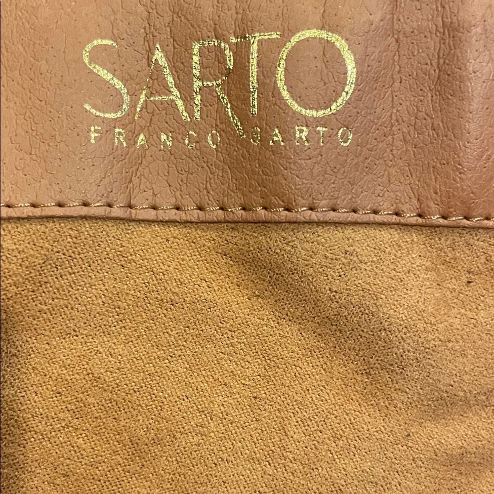 Franco Sarto Over the Knee Tan Suede Boots - Picture 14 of 15